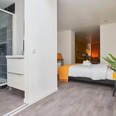 Apartment Ng Prestige - Lille I Jouffroy - Balnéo - Netflix - Wifi - Kitchenette - Jardin Roubaix